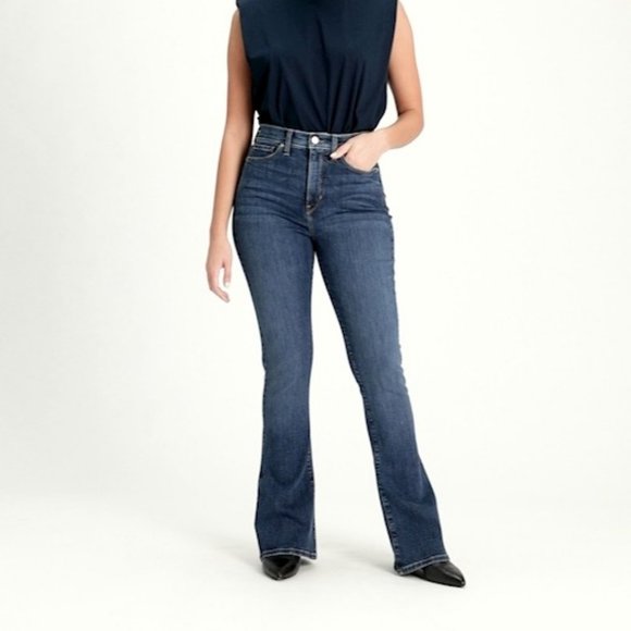 Banana Republic Curvy High-Rise Flare Jean size 28 Embers Wash - Picture 2 of 9